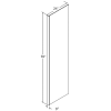 Panels-Refrigerator end panel